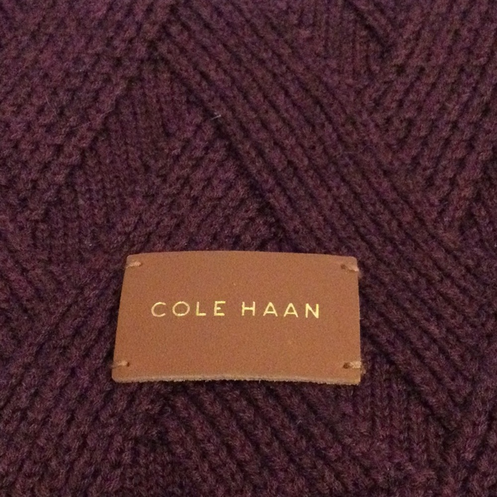 Cole Hahn Burgundy Scarf - Picture 10 of 13